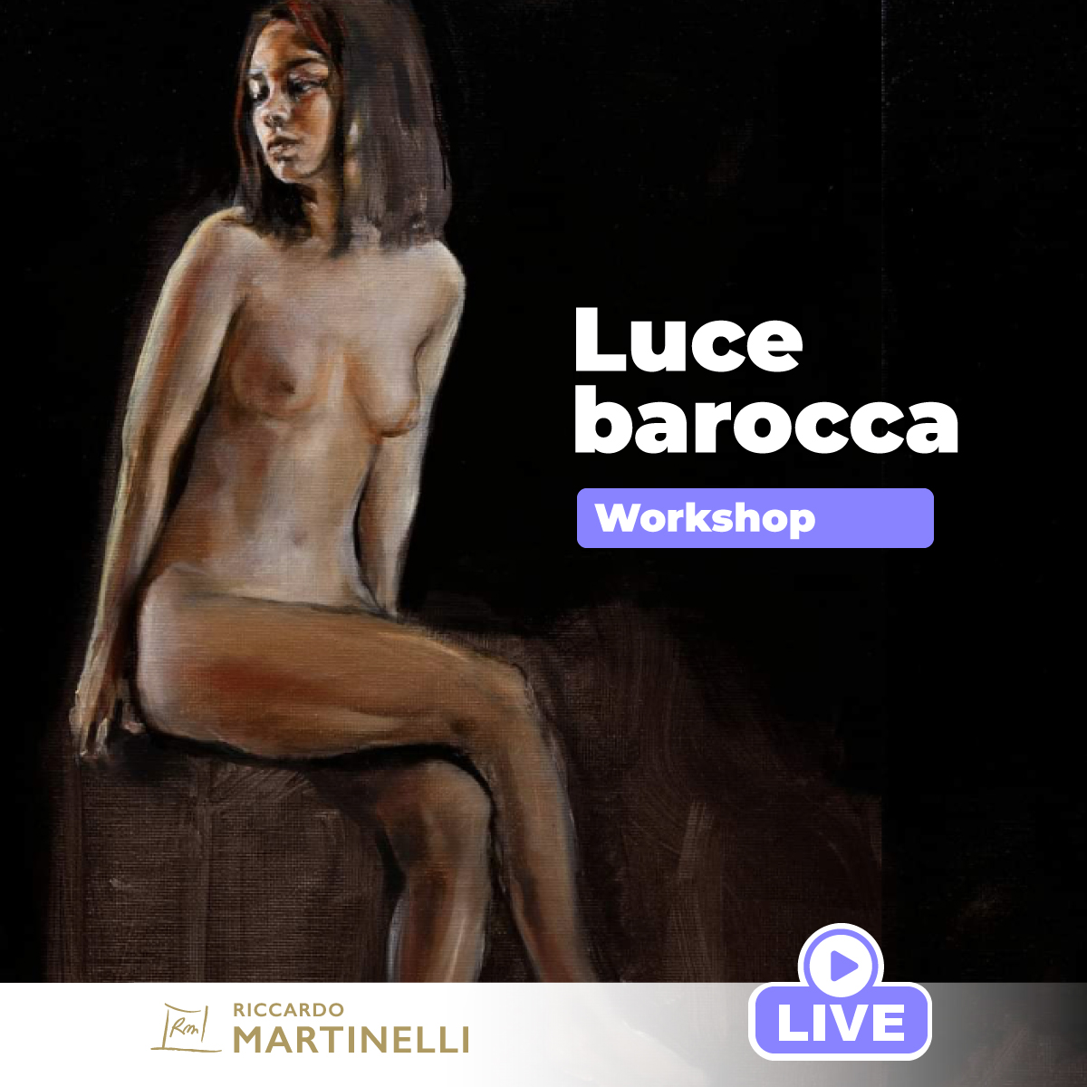 Luce barocca (corso online) - Insegnante Riccardo Martinelli, artista visivo